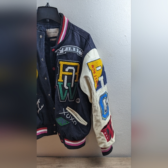 First Row Keep Life Simple all over  VARSITY JACKET - Picture 5 of 7